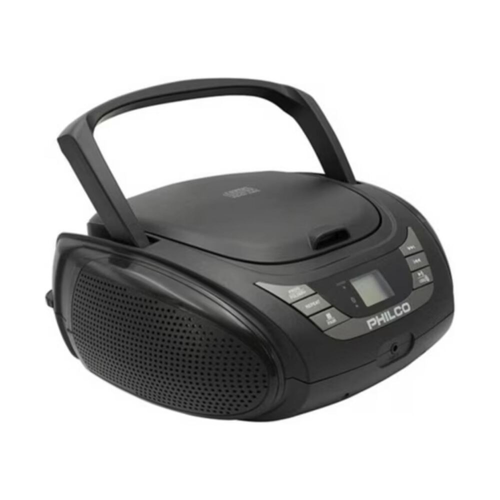 Radio Parlante Retro Bluetooth Cd Usb Aux Negro 2120b image number 2.0