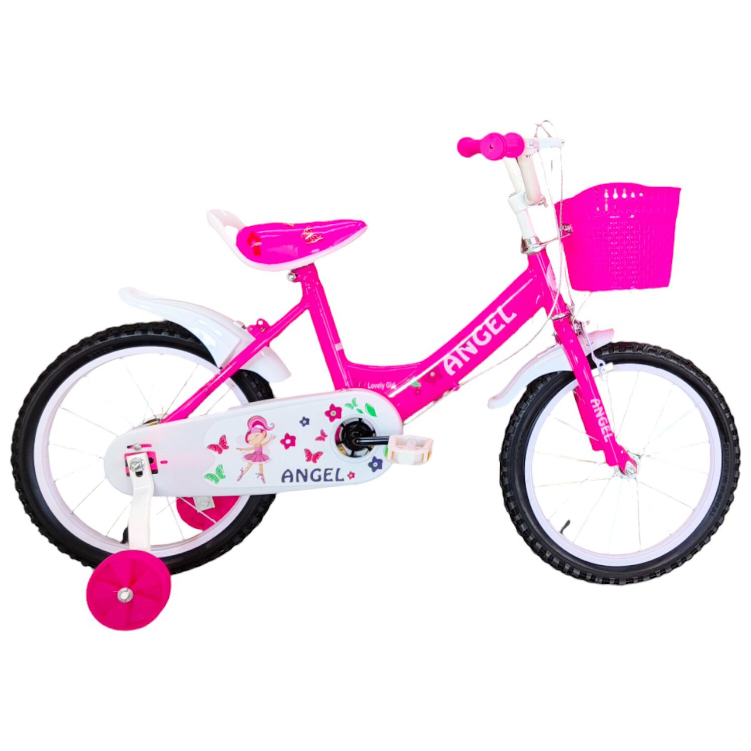 Bicicleta Aro 16 Infantil Rosado Angel image number 0.0