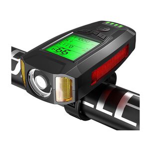 Luz Con Veloc&iacute;metro Y Bocina Recargable