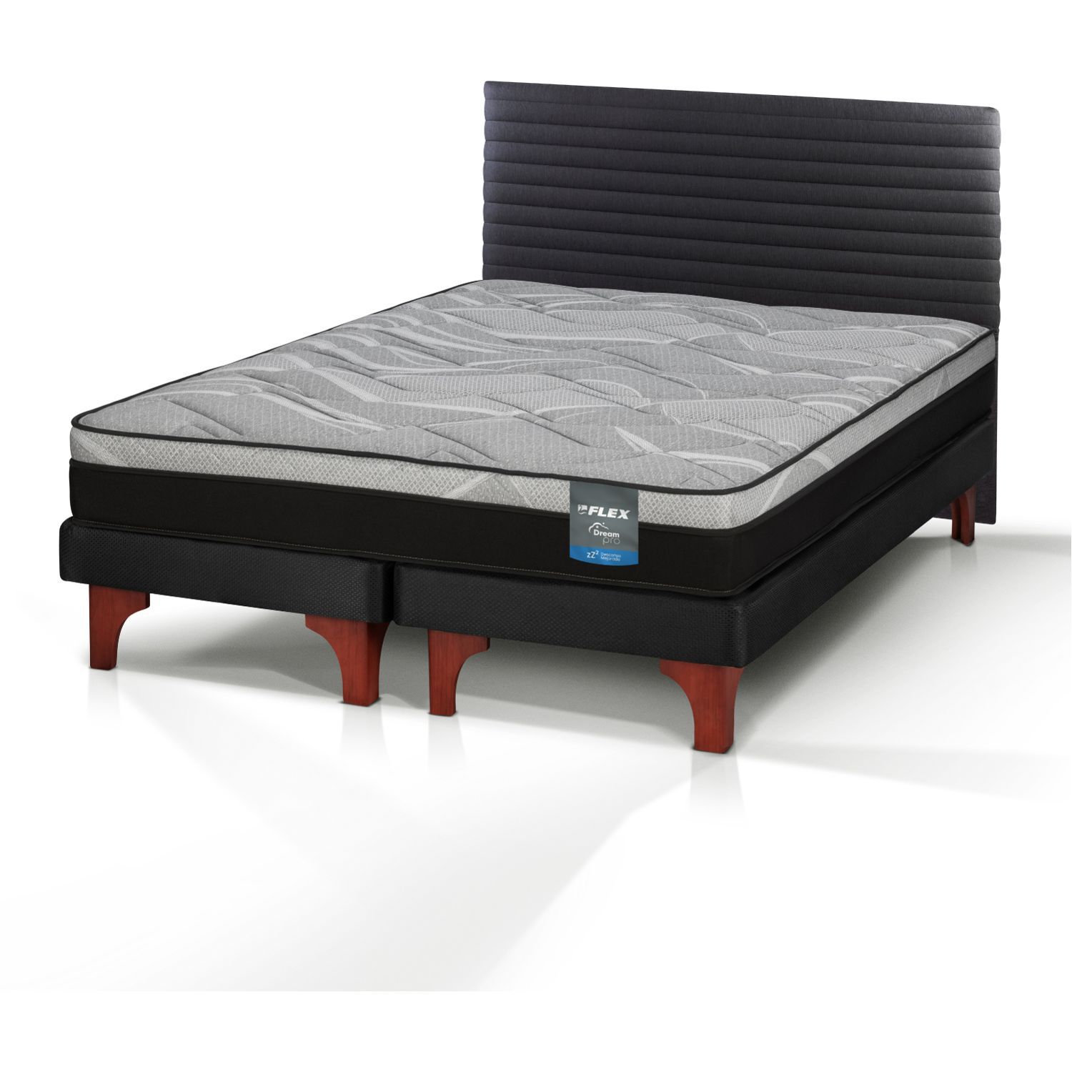 Cama Europea Flex Dream Pro / King + Respaldo image number 2.0