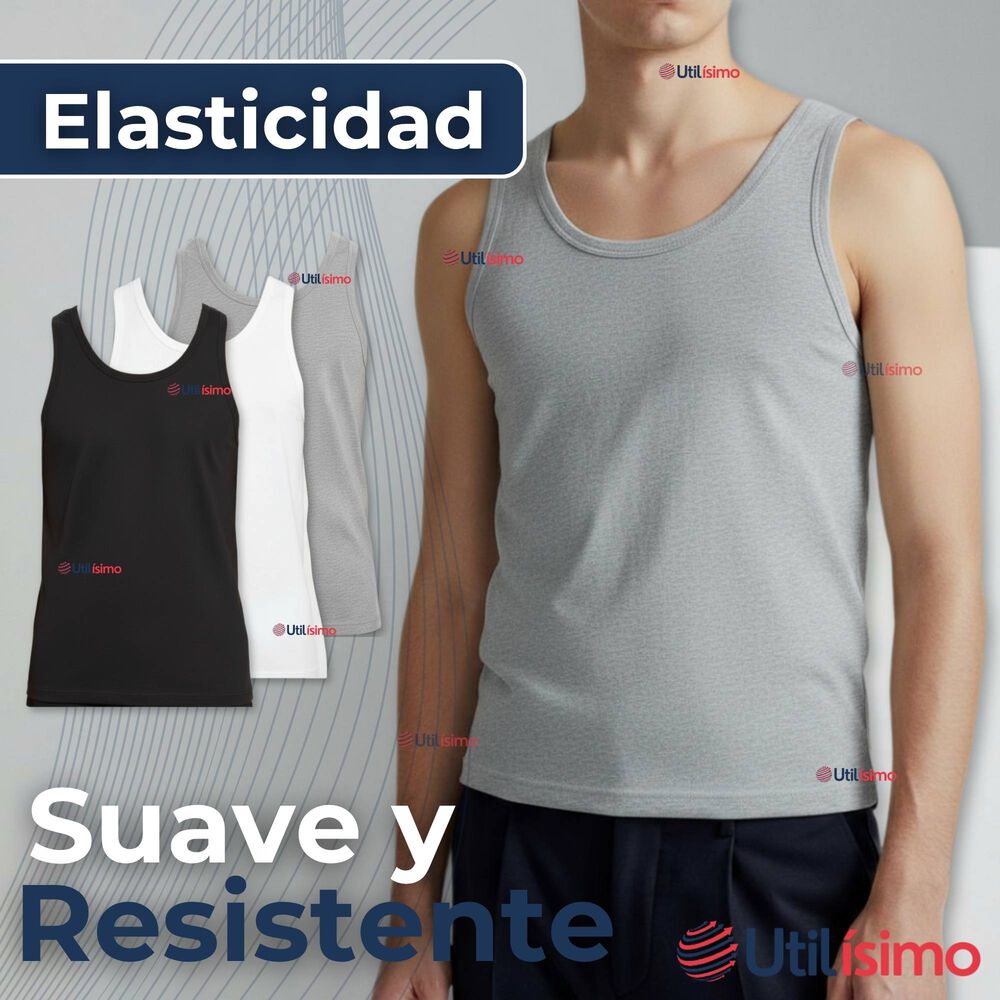 Camiseta Sin Manga Básica Suave 100% Algodón Colores Surtidos Niño image number 6.0