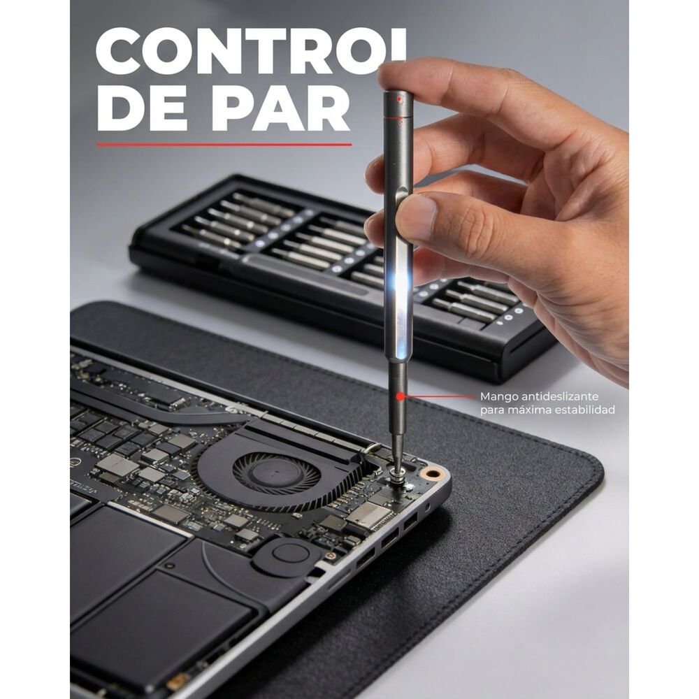 Desatornillador 24 En 1 Cr-v Magn&eacute;tico Aluminio 12.5cm image number 6.0