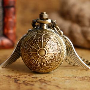 Reloj De Bolsillo Harry Potter Snitch Bronce