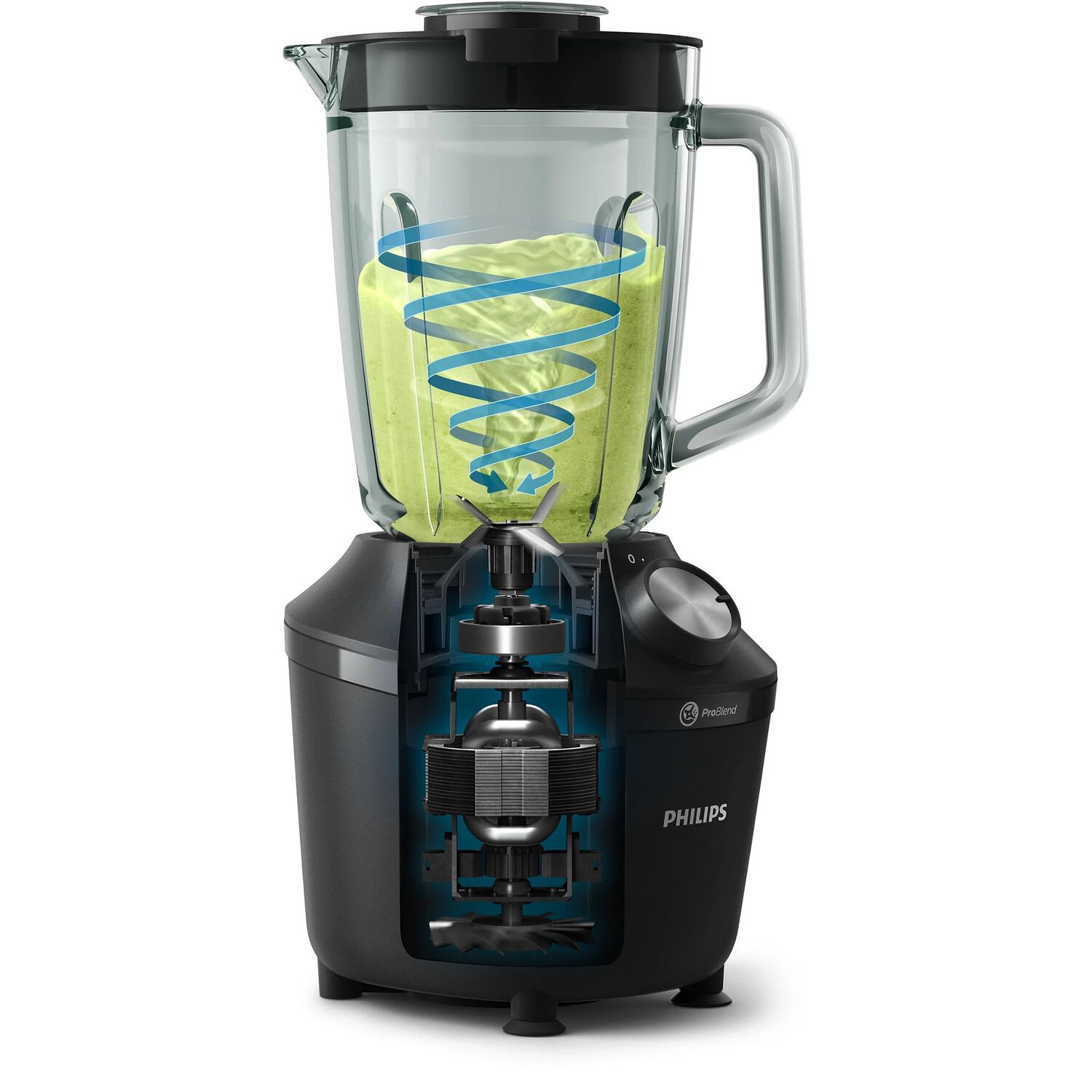 Licuadora Philips Hr2291/41 Jarra De Vidrio 2l Serie 3000 image number 4.0
