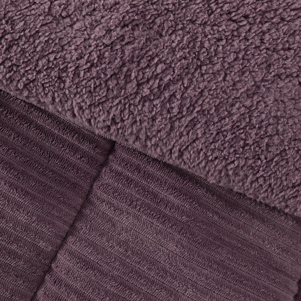 Plumon Corduroy Coral Sherpa King Morado image number 1.0