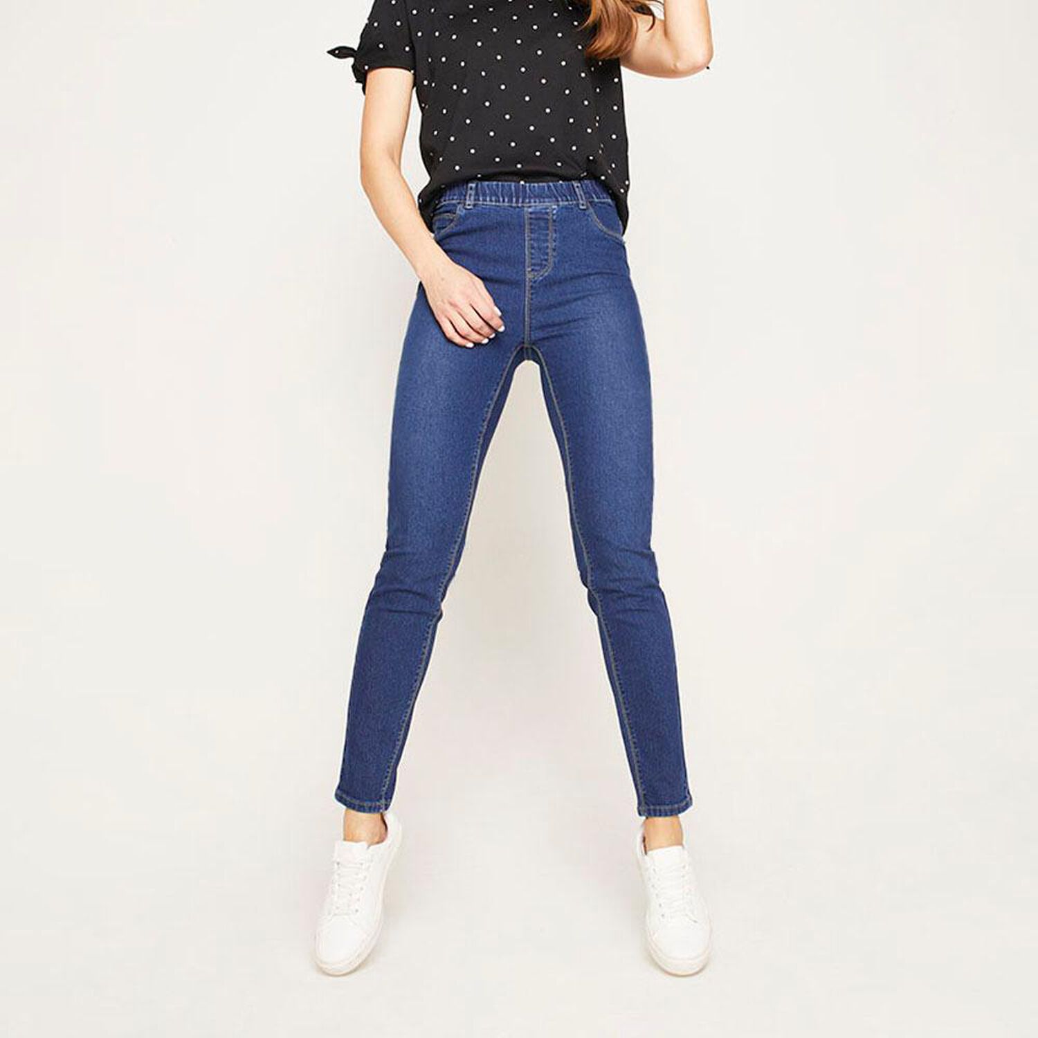 Jegging Tiro Alto Skinny Sin Cierre Mujer Geeps image number 1.0
