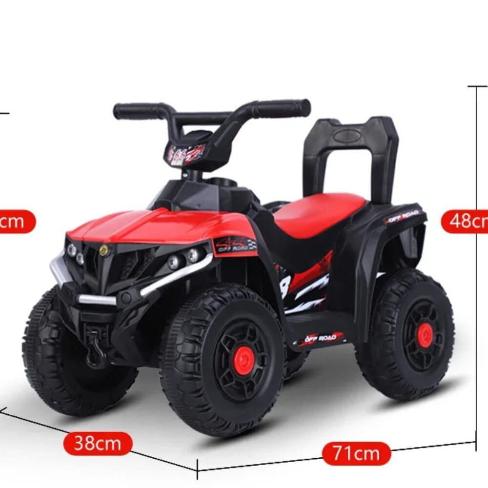 Cuatrimoto A Bateria Para Ni&ntilde;os Color Naranjo image number 4.0