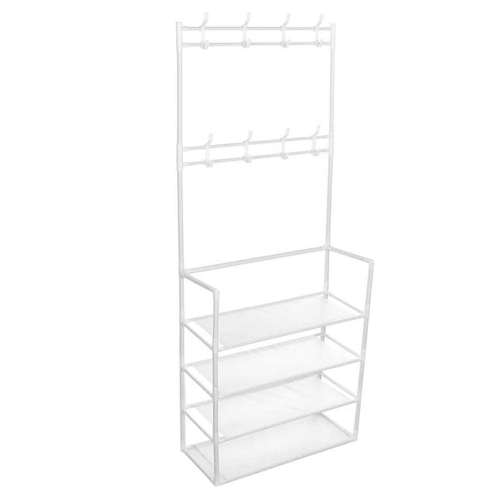 Estante Multifuncional Perchero Zapatero Organizador De Ropa image number 1.0