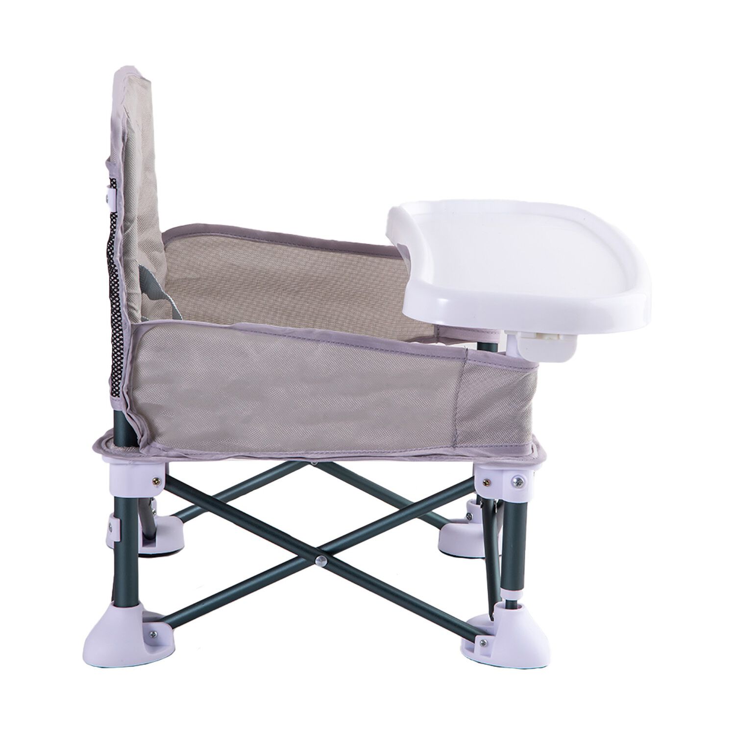 Silla De Comer Plegable Camping Xt01 Gris image number 3.0