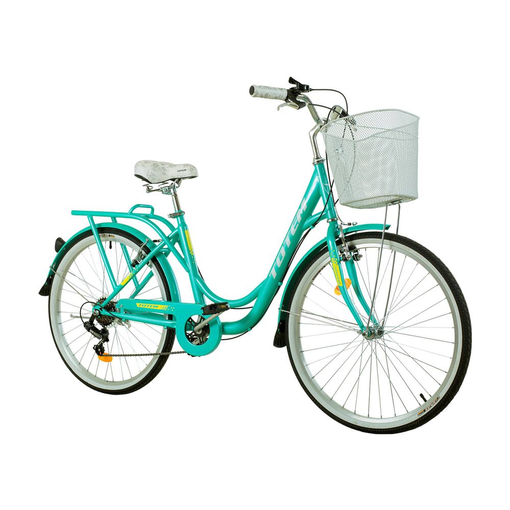Bicicleta Totem City Dama Aro 26 Turquesa image number 0.0