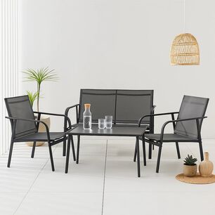 Juego De Terraza Aero 3 Sof&aacute;s Y 1 Mesa De Centro
