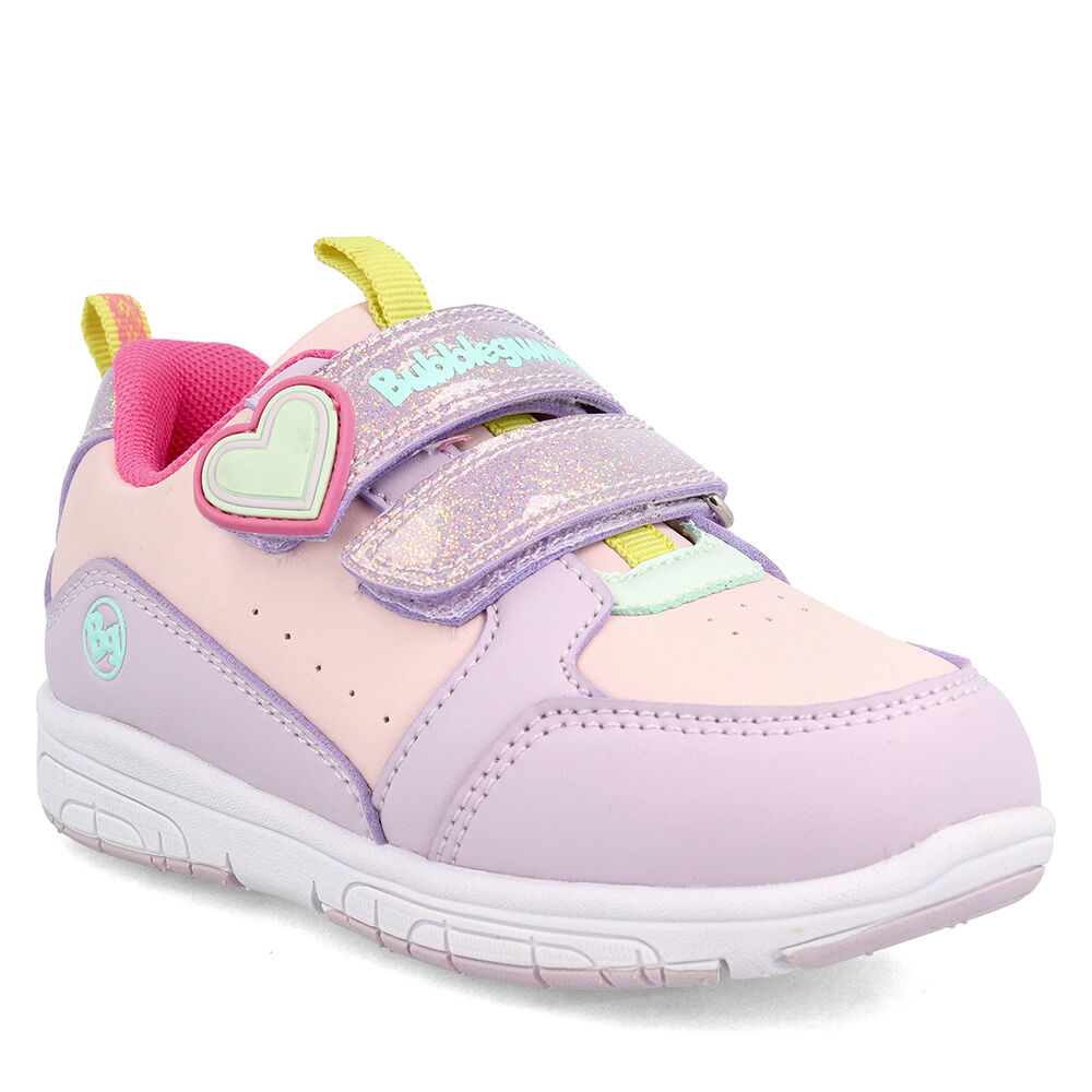 Zapatilla Niña Bubblegummers Soft Walker Lila image number 0.0