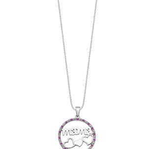 Collar Lp1809-1/2 Lotus Silver Mujer Mothers Love