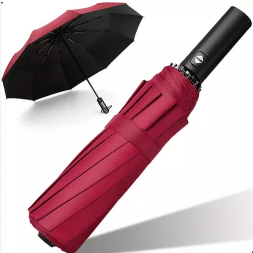 Paraguas Plegable Burdeo image number 2.0