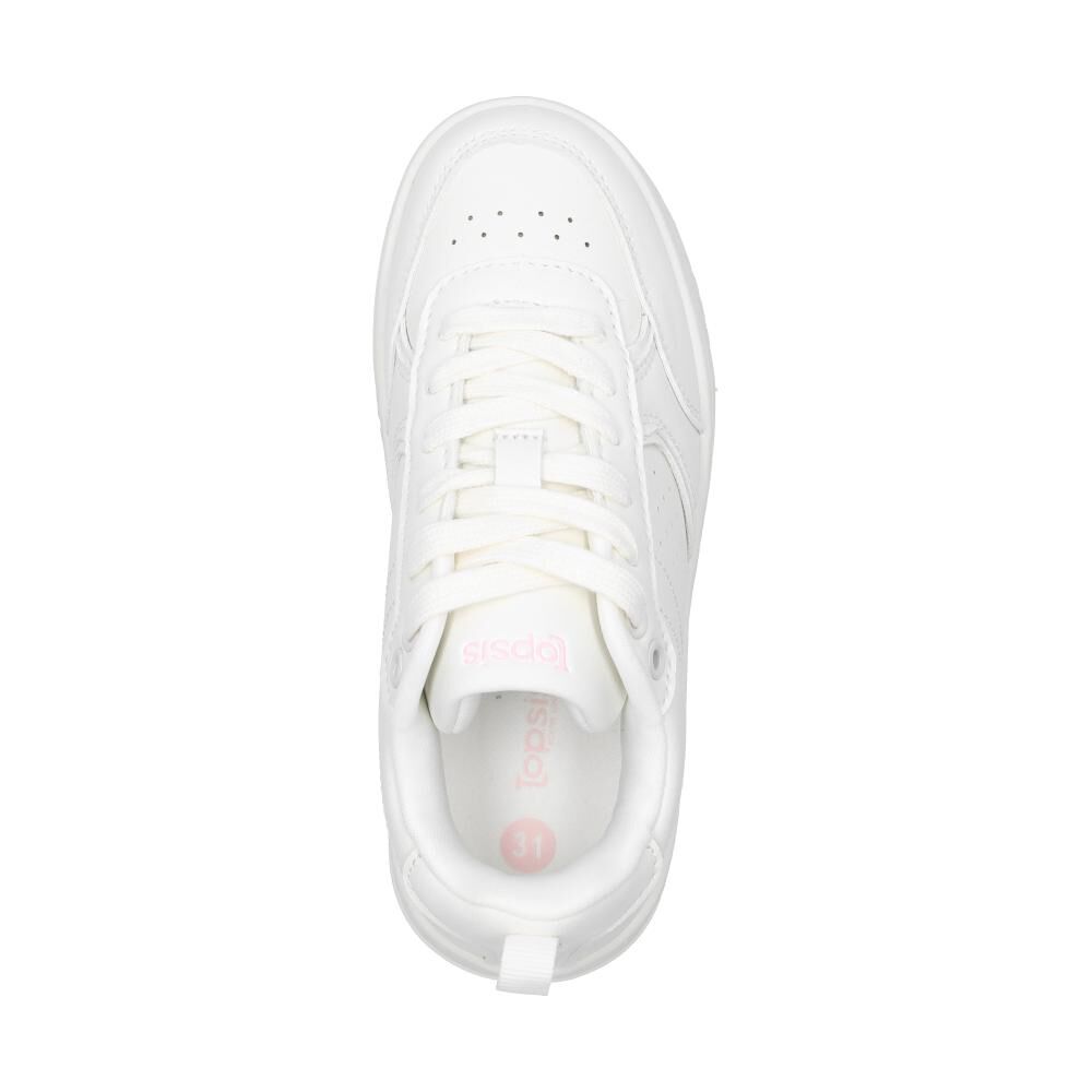Zapatilla Infantil Niña Topsis White image number 4.0