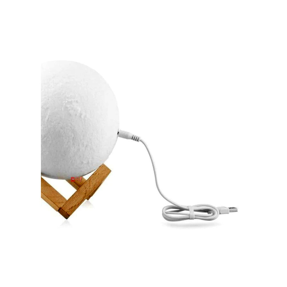 Lámpara Luna Relieve Con 7 Colores Recargable - Ps image number 2.0