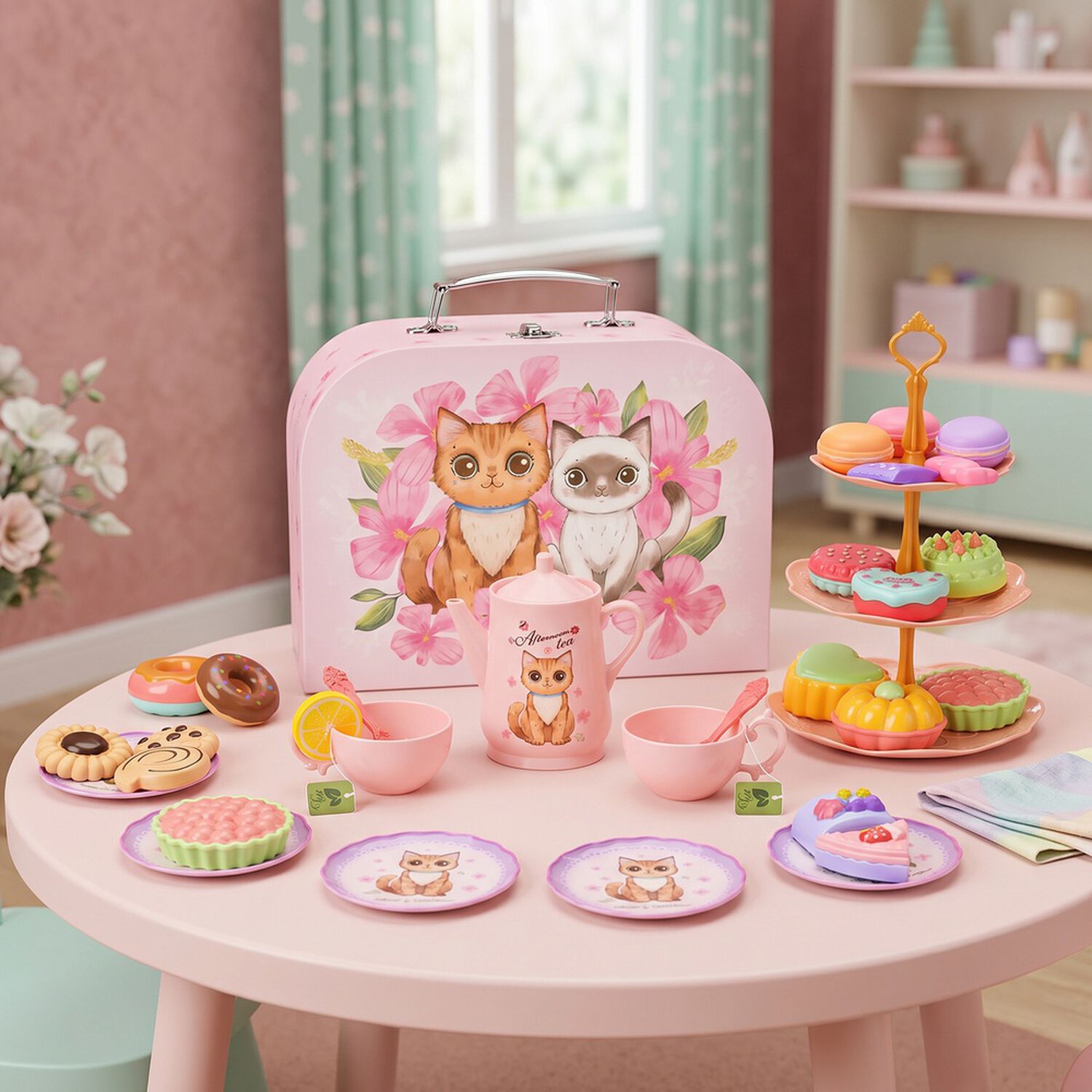 Maleta Juguete Unicornio Con Set T&eacute; Infantil Cocina image number 22.0