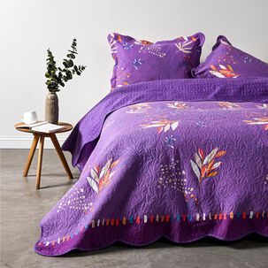 Quilt American Family Lavander / 2 Plazas