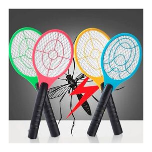 Raqueta Mata Moscas Insectos Raqueta Electrica Recargable Linterna