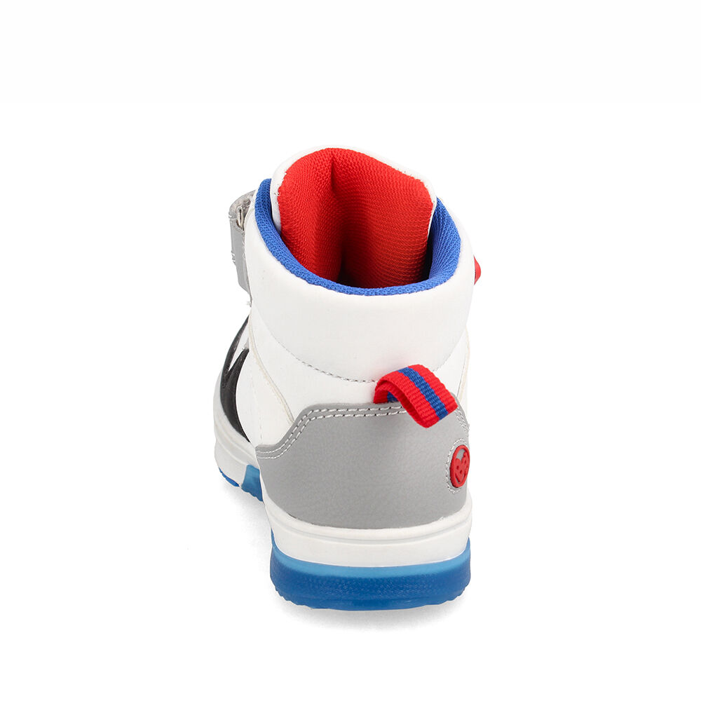 Zapatilla Ni&ntilde;o Bubblegummers Luces Neon Blanco-gris image number 2.0