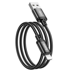Cable Hoco X89 Wind Usb A Lightning 1m 2.4a Negro