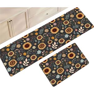 Set 2 Alfombra De Goma Para Cocina Piso Antideslizante Acg-1