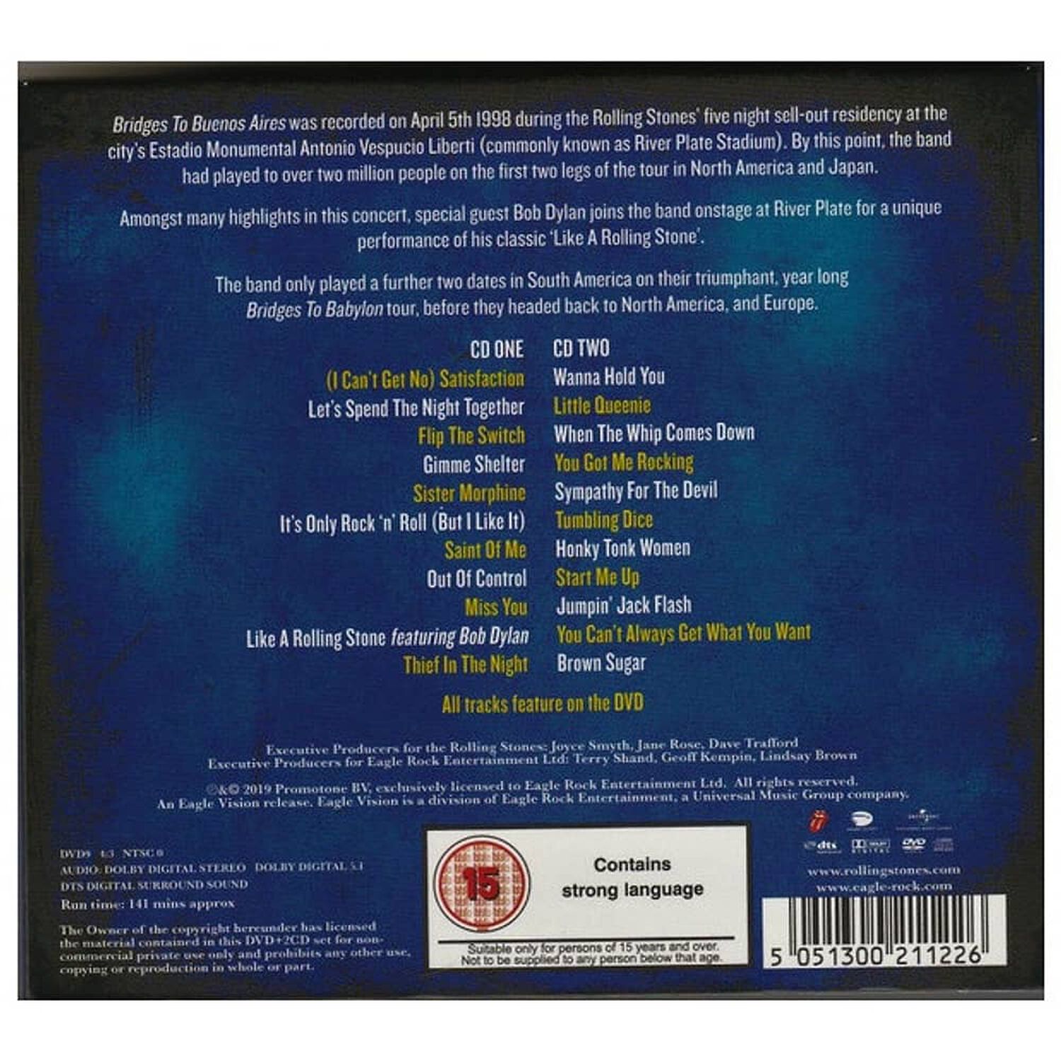 Rolling Stones - Bridges To Buenos Aires (2cd+dvd) | Cd image number 1.0