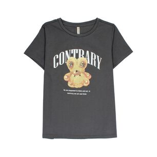 Polera Print Animales Manga Corta Cuello Redondo Mujer Freedom