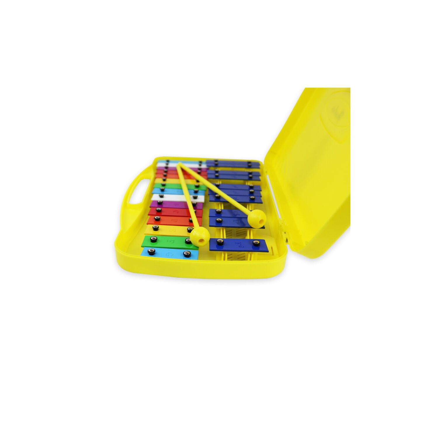 Metalofono De 25 Tonos+ 2 Baquetas Hendrix Hx0011 Amarillo image number 2.0