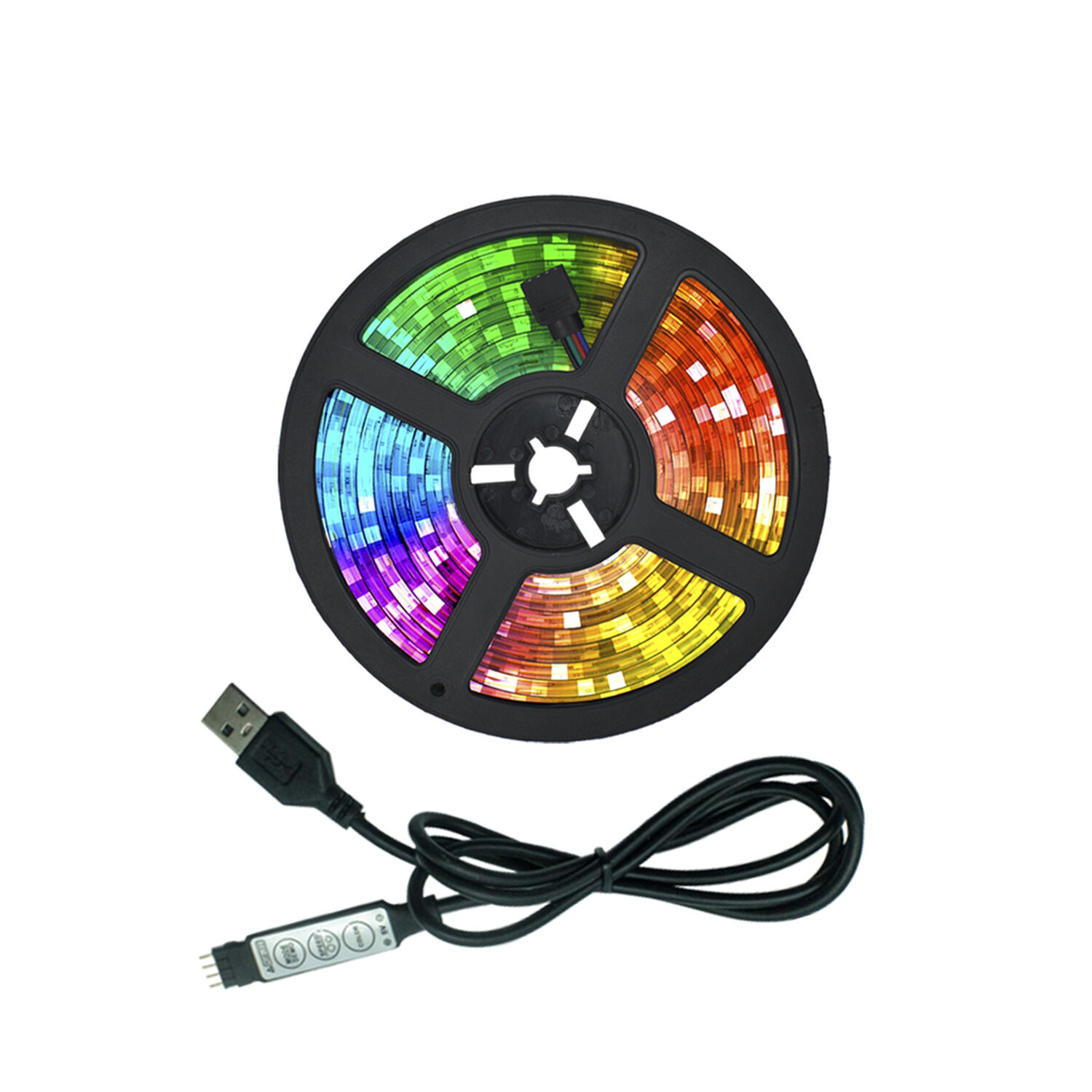 Tira Luces Led 5 Metros Rgb Control Remoto Y Bluetooth image number 1.0
