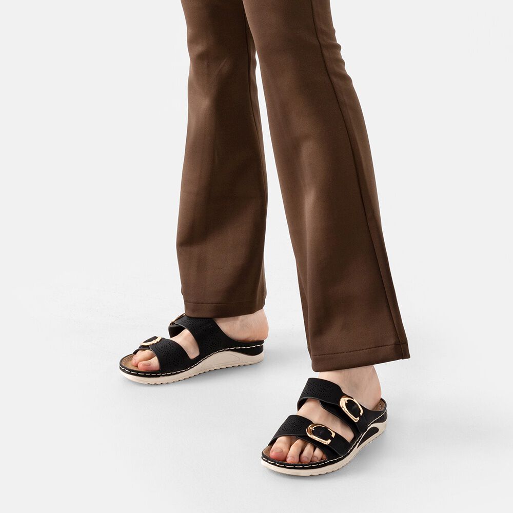 Sandalia Plana Casual Mujer Weide Jn31 image number 2.0