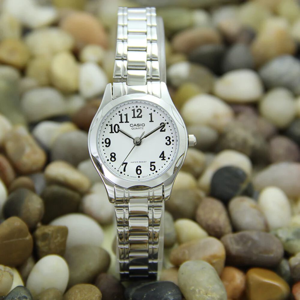 Reloj De Mujer Casio Silver Ltp-1275d-7bdf image number 3.0