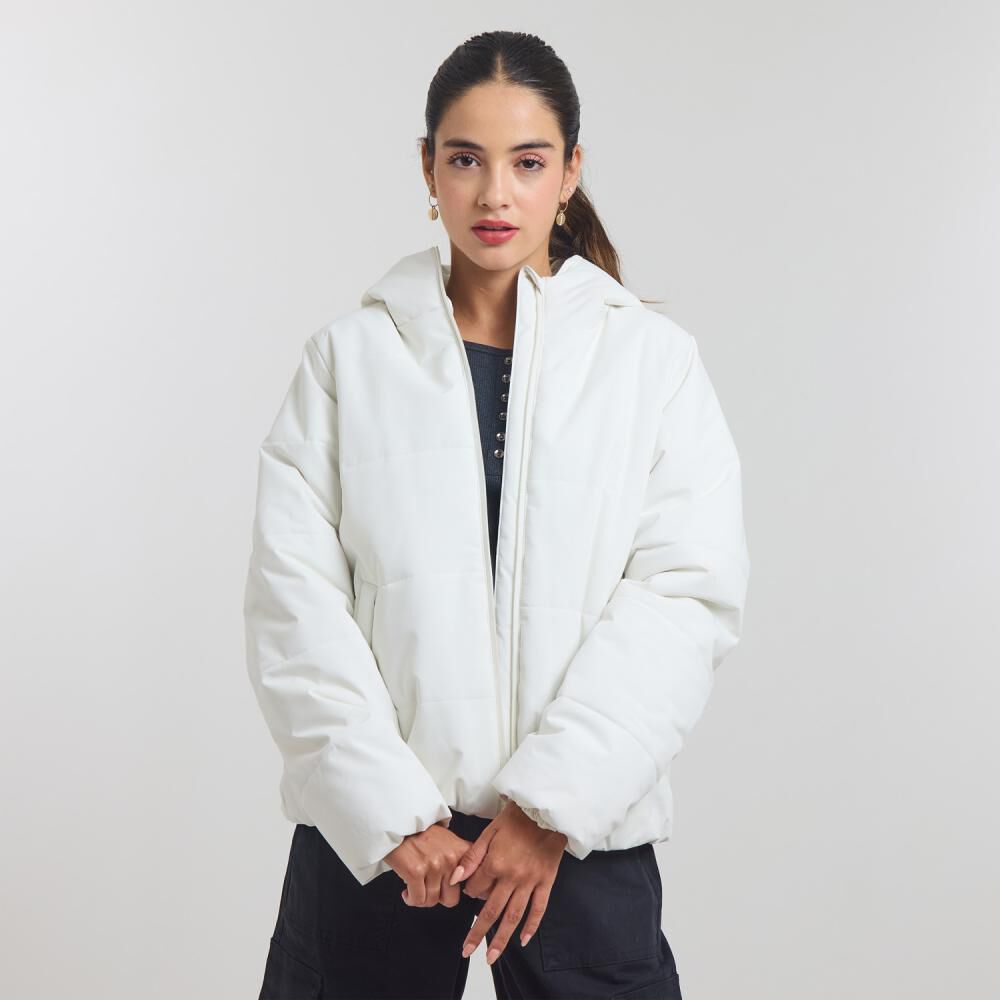 Parka Regular Cuello Alto Con Capucha Mujer Freedom image number 0.0