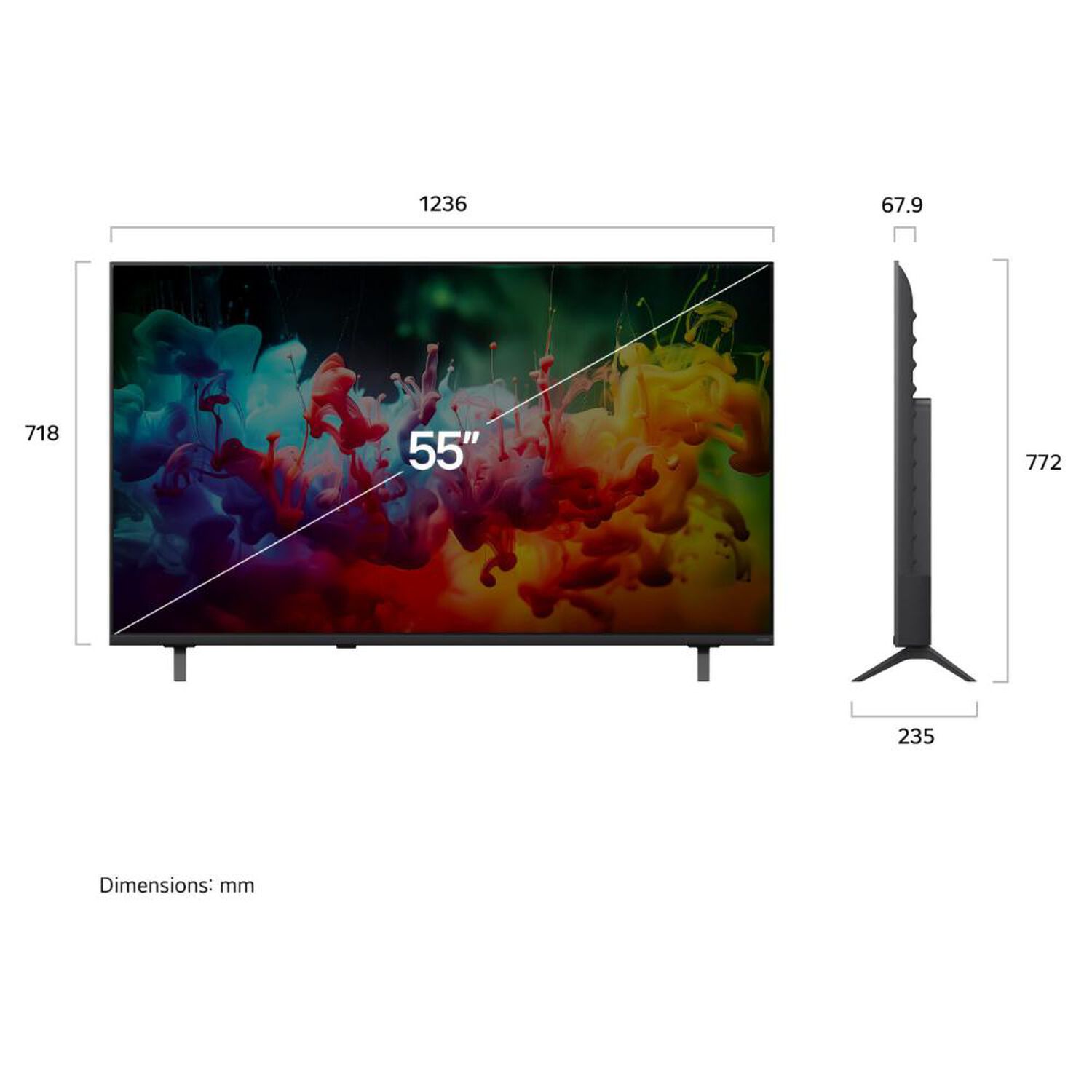 Led 55" LG 55QNED70BSA / Ultra HD 4K / Smart TV image number 1.0