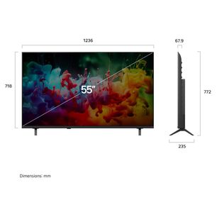 Qned Mini Led 55" LG 55QNED70BSA / Ultra HD 4K / Smart TV + Magic Remote