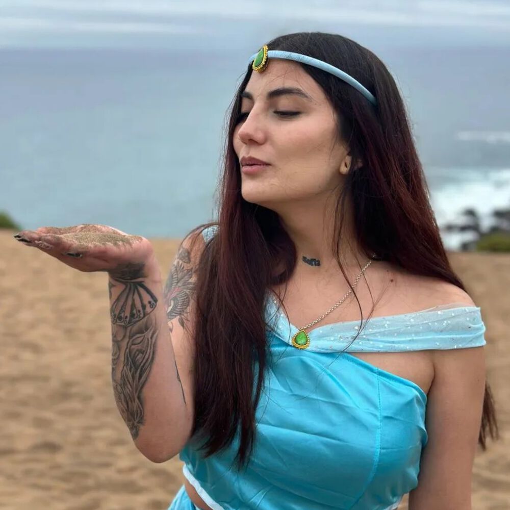 Disfraz Princesa Jasmine Jazmin Aladdín Cosplay image number 8.0