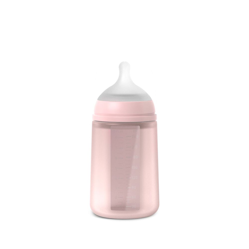 Mamadera 240ml Fisiológica Silicona Sx Pro Soft Fm Rosa image number 1.0