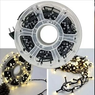 Guirnalda Led 50 Metros Dise&ntilde;o Hexagonal Navidad Decoraci&oacute;n.