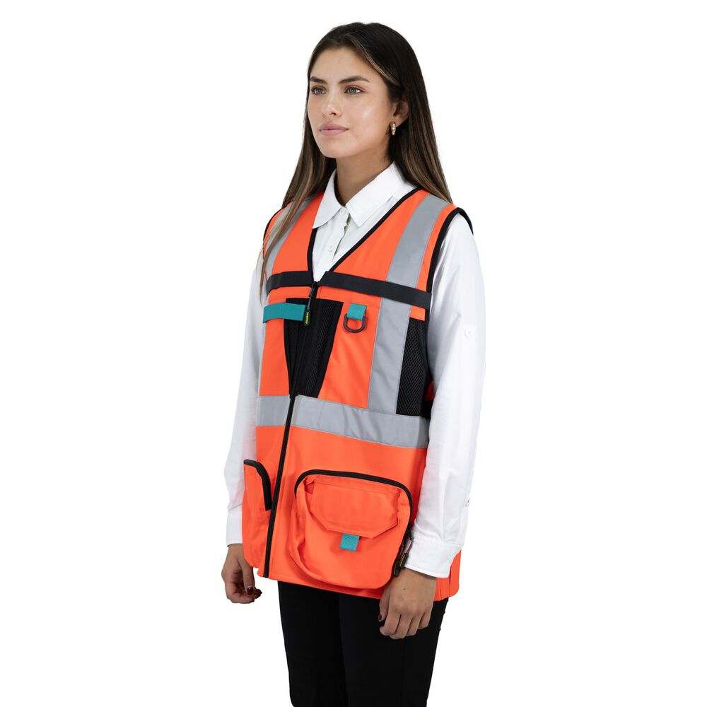 Chaleco Geologo Alaska Xpert Mujer Naranjo image number 2.0