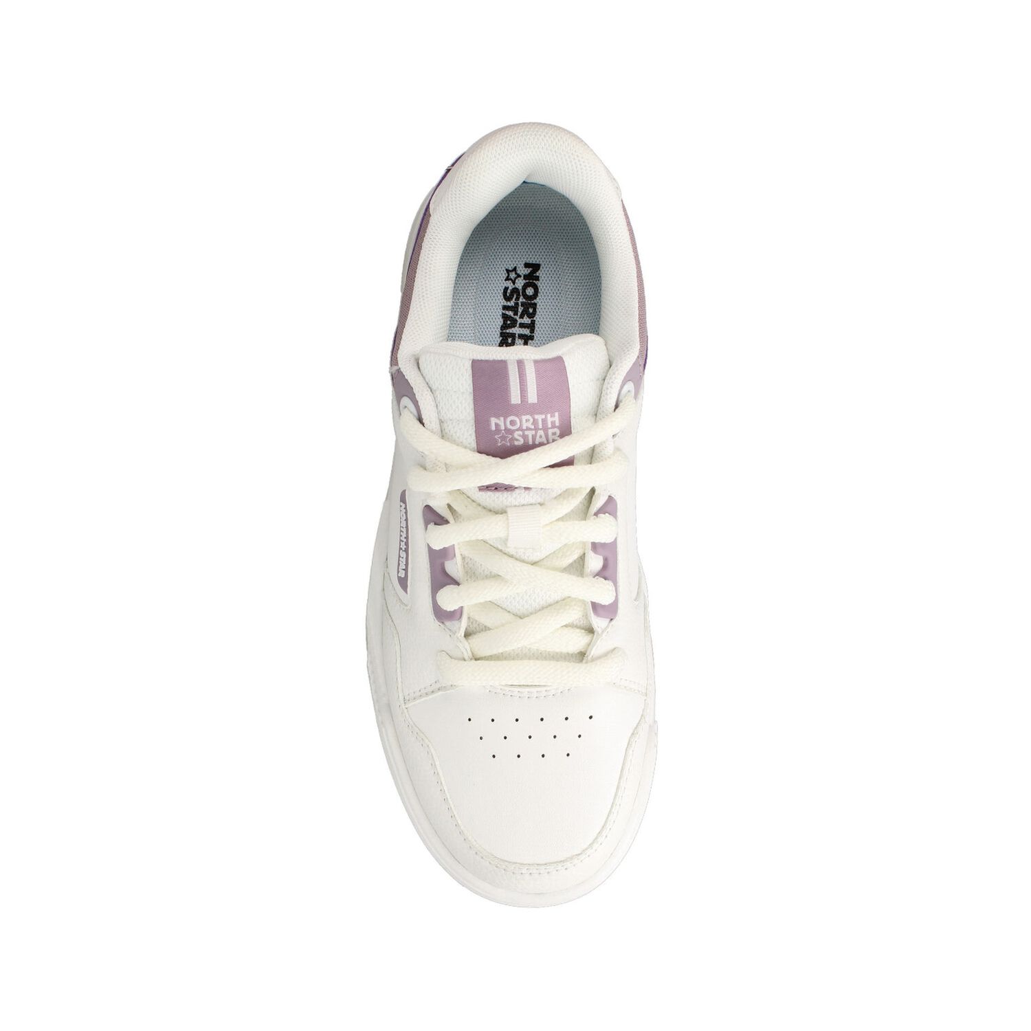 Zapatilla Mujer North Star Skater Chunk Blanco-morado image number 3.0
