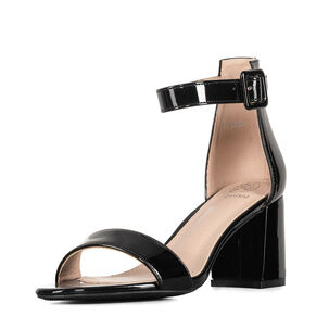Sandalia Taco Alto Mujer Charol Fiesta Elegante Weide Ghe19b