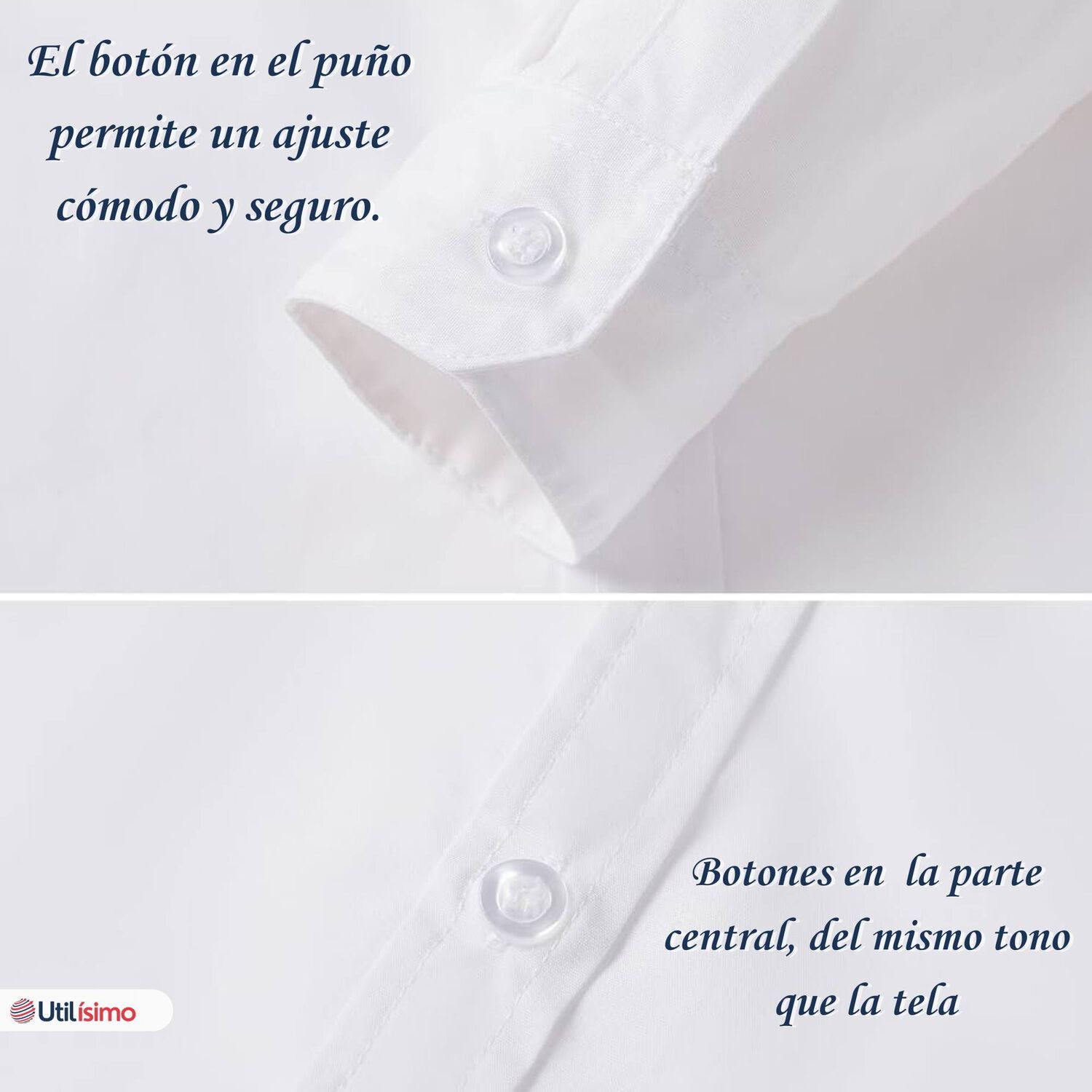 Blusa Escolar Camisa Blanca Manga Larga Colegio Para Ni&ntilde;as image number 8.0