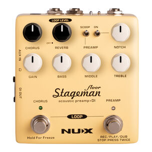 Preamplificador Guitarra Acústica Stageman Floor Nap-5 Nux Preamplificador Nux De Guitarra Acústica Stageman Floor Nap-5