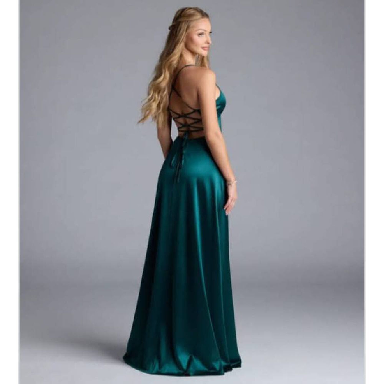 Vestido Satin Maxi - Lucila image number 0.0