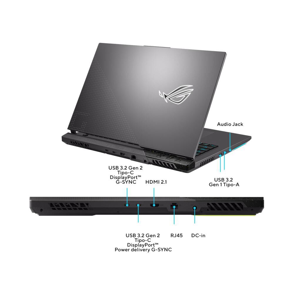 Notebook Gamer 17.3" Asus Rog Strix G17 G713 / AMD Ryzen 9 / 16 GG RAM / Nvidia Geforce RTX 4060 / 1TB SSD image number 5.0
