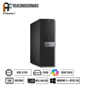 Computador Dell 3070 Sff Essential Windows 11 - Office365 Reacondicionado