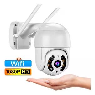 Camara Ip Wifi 1080p Gira 320 Domo Ptz Impermeable Hd Blanco
