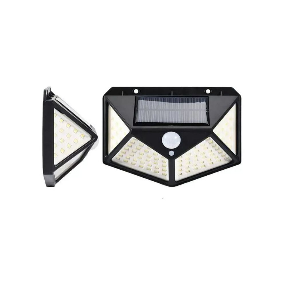 L&aacute;mpara Solar Con Sensor De Movimiento Reflector De 100 Led image number 3.0