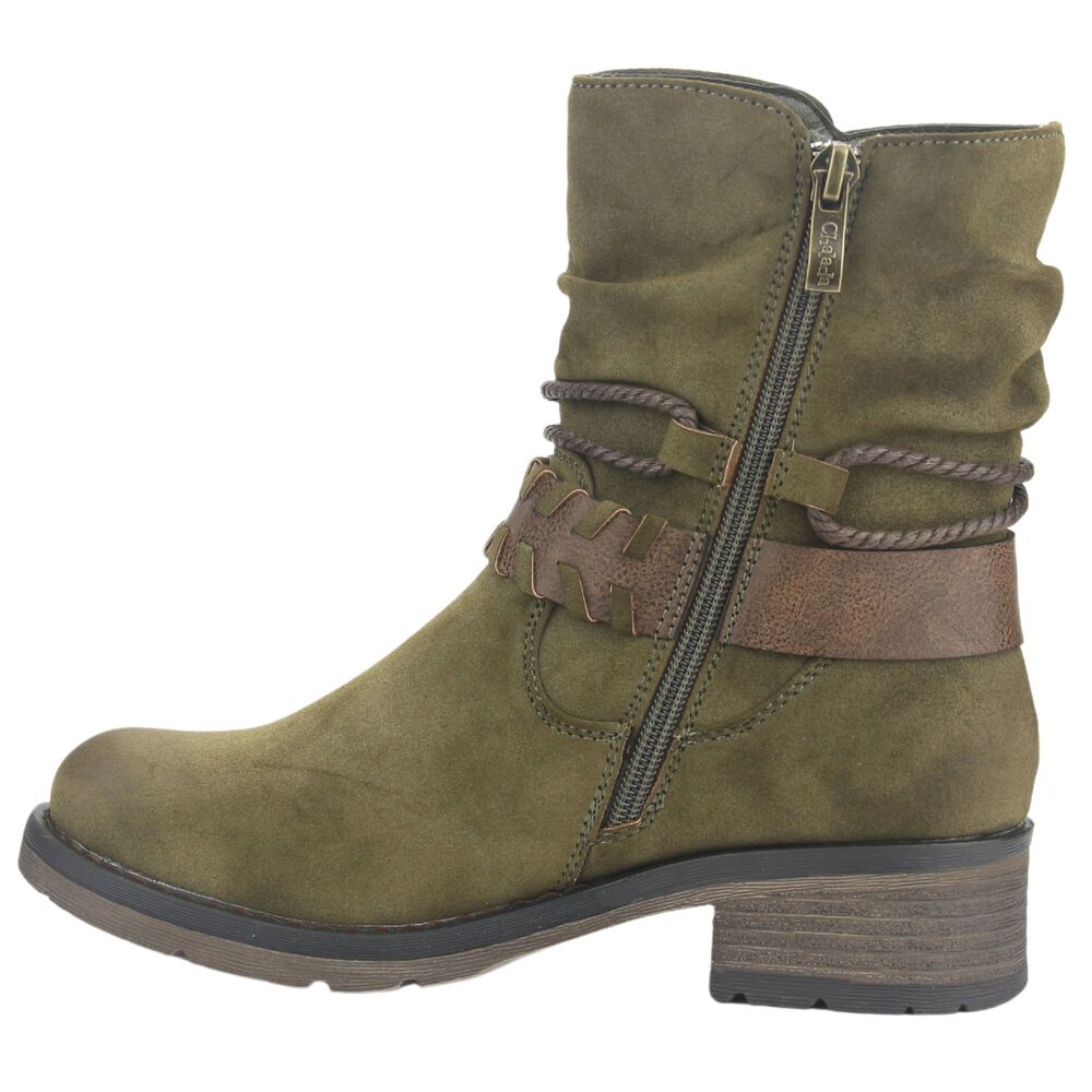Botin Chalada Mujer Torri-22 Oliva Casual image number 1.0