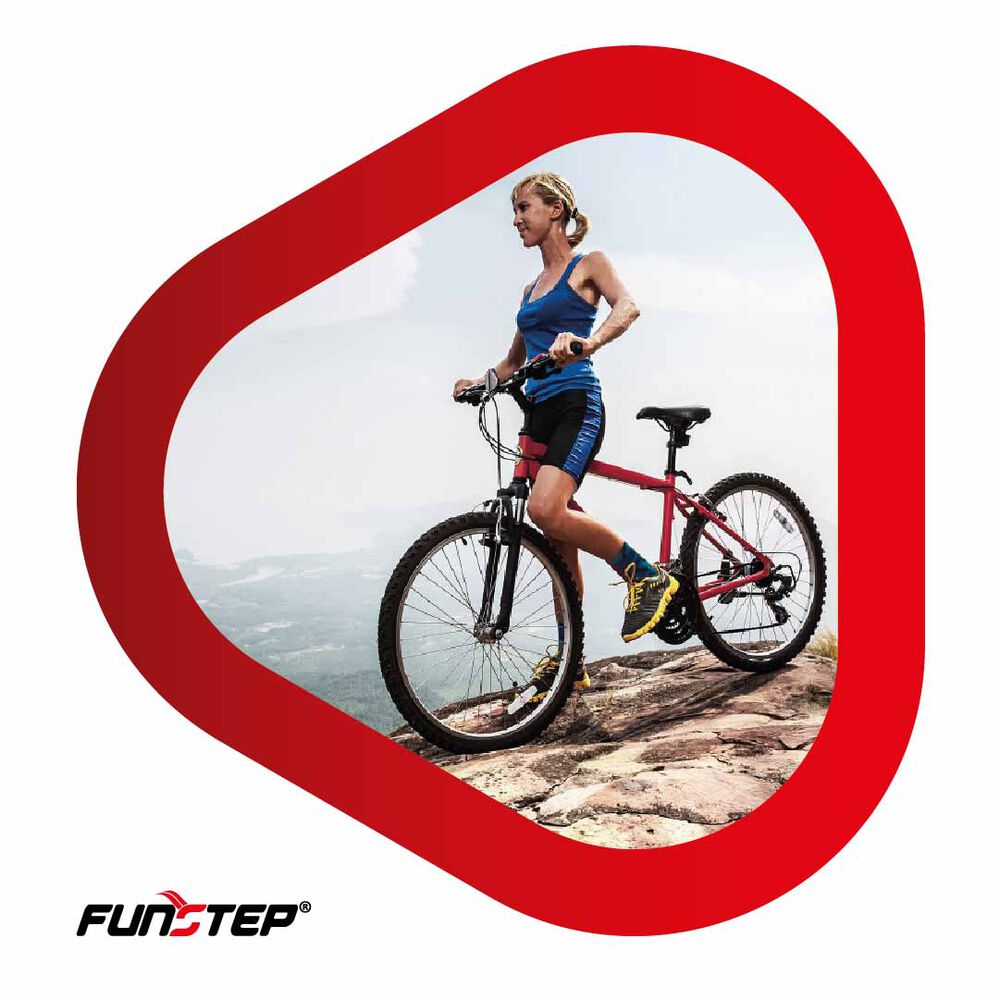 Calcetines Funstep Ciclismo Negro/rojo Medios Xl ( 44-47) image number 2.0